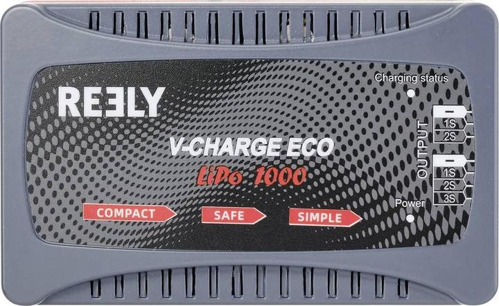 Productafbeelding Reely V-CHARGE ECO LiPo 1000 model oplader 230 V 1 A LiPo