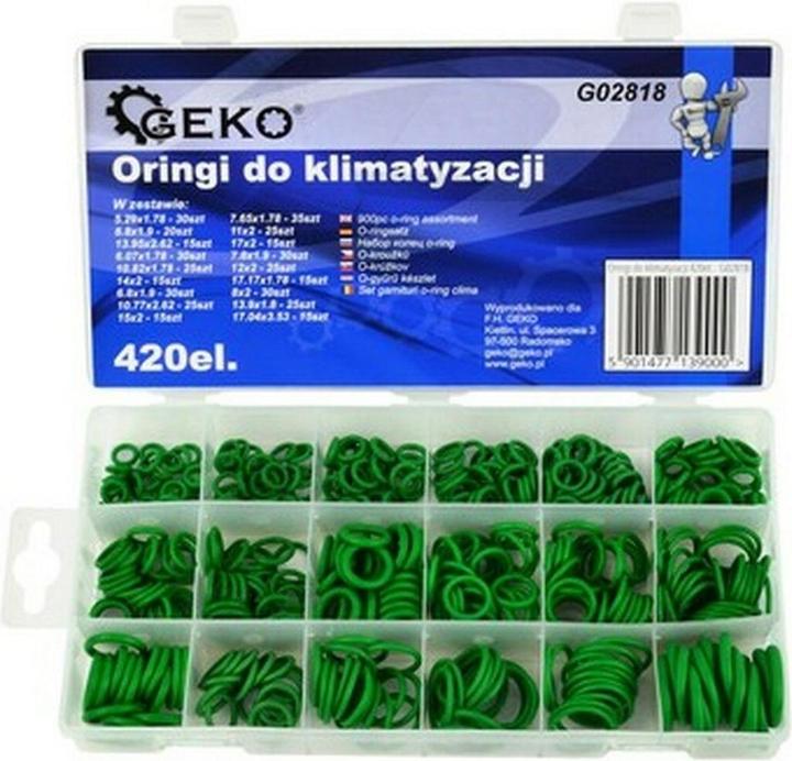 Produktbild GEKO Satz O-Ringe für Klimaanlagen 420 Stück