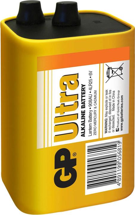 Immagine prodotto GP Batteries Batteria alcalina/manganese 6 V 6 V 27 Ah (1 pz., 4LR25, 27000 mAh)