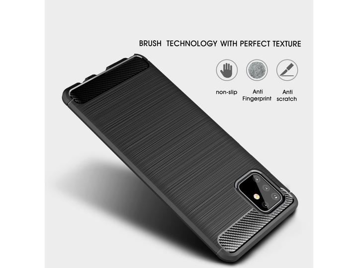 Image du produit Screenguard Samsung Galaxy Note10 Lite Housse Carbon Brushed Soft TPU (Samsung Galaxy Note 10 Lite)
