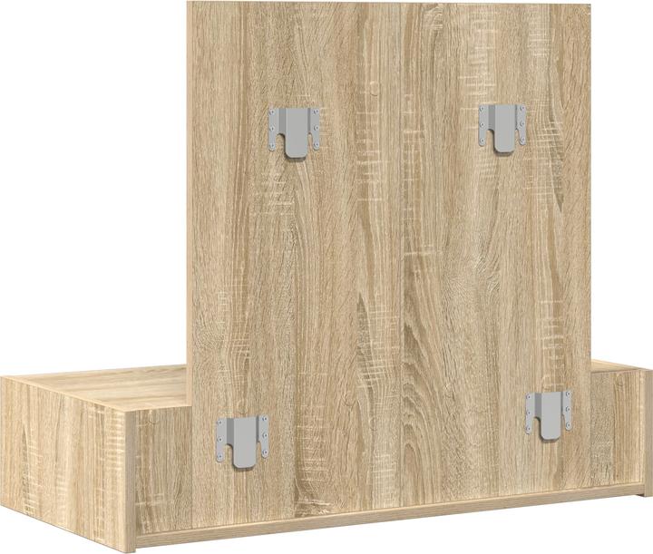 Immagine prodotto VidaXL Tavolino da toilette a muro Sonoma oak 83x40x70 cm