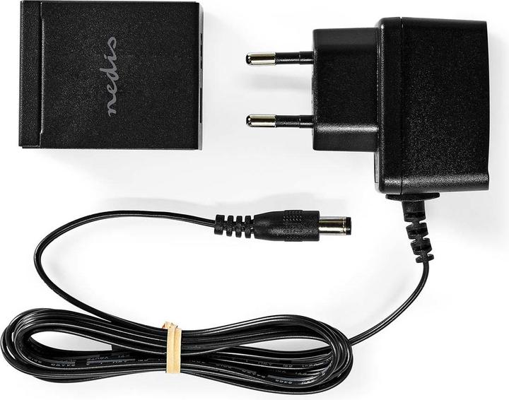 Produktbild Nedis Digital-Audio-Switch | 2-Weg | Anschlüsse – Eingang: DC Power / 2x TosLink | Anschlüsse – Ausg