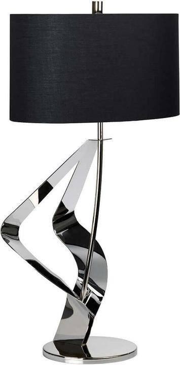 Actual product image Elstead Lighting Ribbon table lamp E27 polished nickel black (E27)