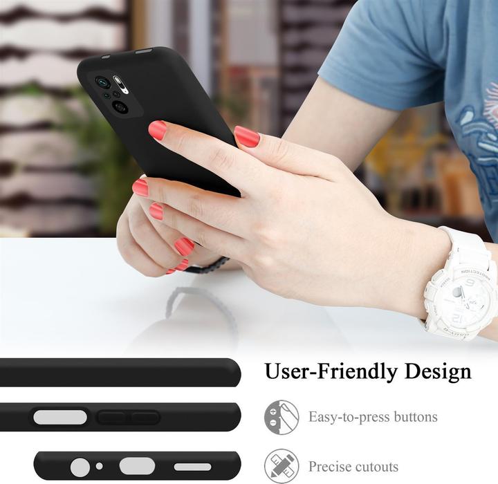 Immagine prodotto Cadorabo Copertura della cassa del silicone liquido TPU (Xiaomi Redmi Nota 10S, Xiaomi Mi Note 10, Xiaomi Redmi Note 10)