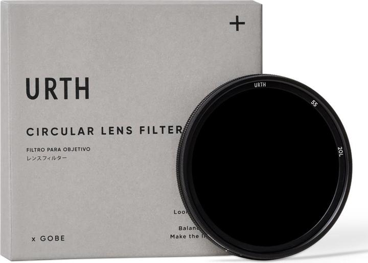 Actual product image Urth 55mm ND64 1000 (6 10 Stop) Variable ND Lens Filter (Plus+) (Neutral density filter, 55 mm)