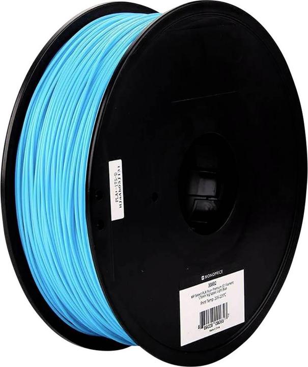Actual product image Monoprice Filament Premium Select PLA Plus (PLA+, 1.75 mm, 1000 g, Blue)