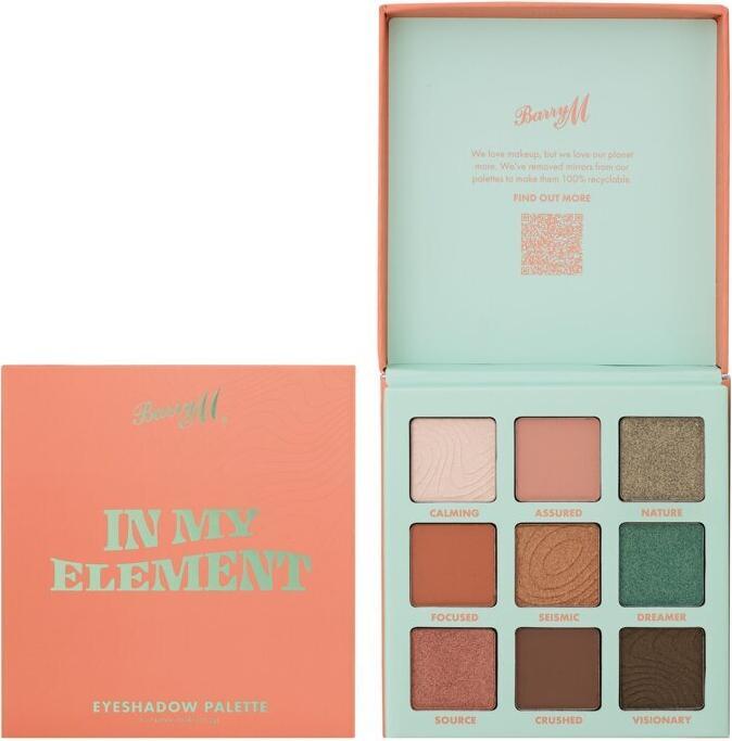 Actual product image Barry M In My Element Eyeshadow Palette