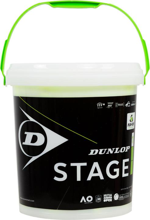 Dunlop Tennis balls STAGE 1 GREEN 60-bucket ITF