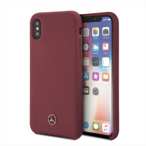 Produktbild Mercedes MEHCPXSILRE iPhone X/ Xs hard case czerwony/red (Apple iPhone X)