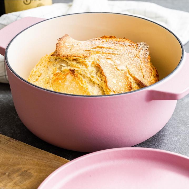 Actual product image KitchenAid braadpan enamel 22cm - dried rose - limited edition (26 cm, Casserole + Stewpot, Cast iron)