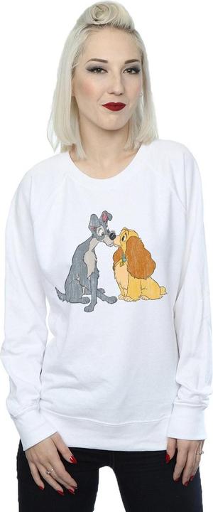 Produktbild Disney Lady And The Tramp Distressed Kiss Sweatshirt (XL)