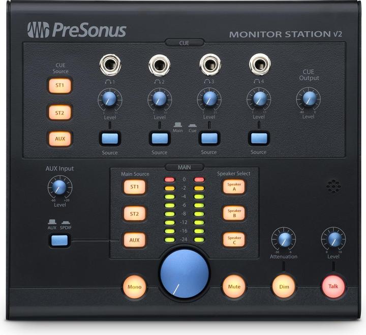 PreSonus Contrôleur de moniteur Monitor Station V2 (Passif, 1 pièce)