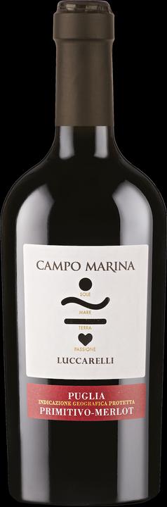 Produktbild San Marzano Primitivo-Merlot Luccarelli Campo Marina IGP Puglia (1 x 75 cl, 2018)