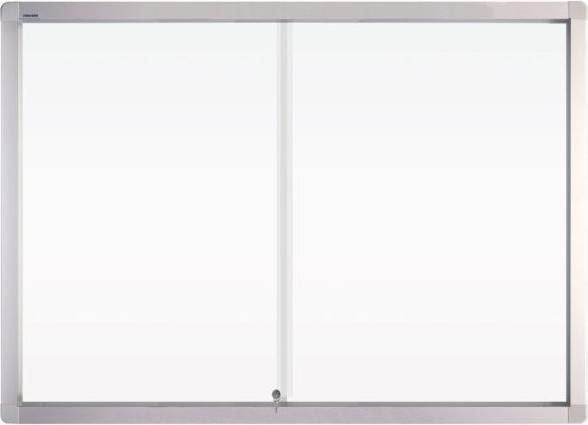 Actual product image Franken Showcase PRO SK6115 sliding door for 15x DIN A4 aluminum