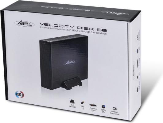 Immagine prodotto Advance BOITIER DISCO ESTERNO VELOCITY S8 USB 3.0 - 31/2 S-ATA (3.5")
