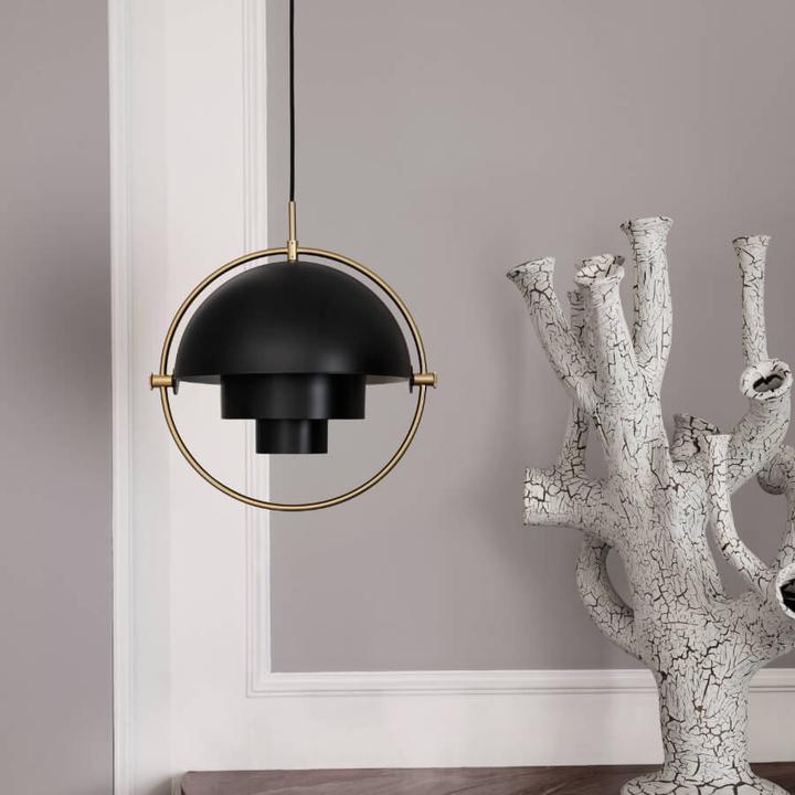 Produktbild Gubi Multi-Lite Pendelleuchte Small Black Brass (E14)