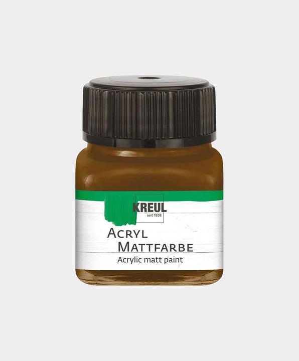 Produktbild Kreul Acryl Mattfarbe, 20 ml (Dunkelbraun, 20 ml)