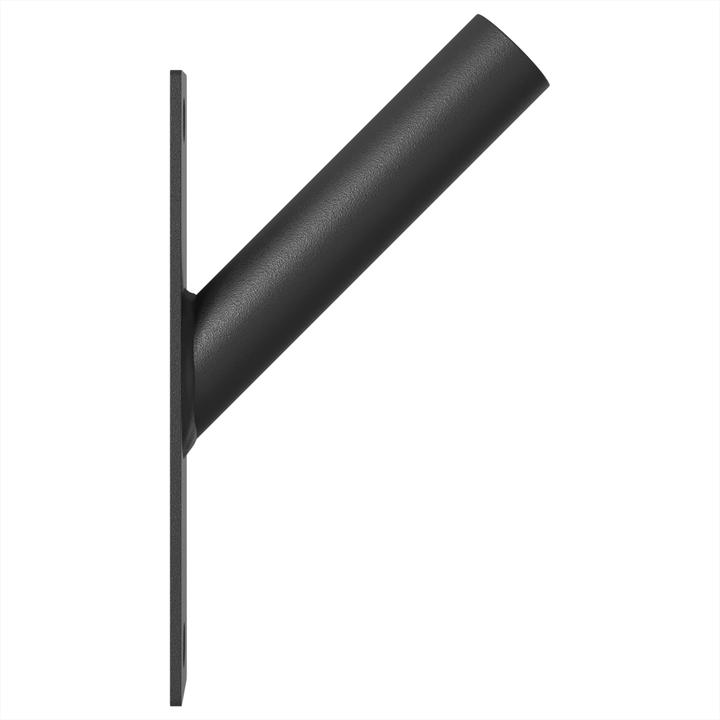 Actual product image VidaXL Flagpole bracket for 1 flag for wall mounting made of black metal