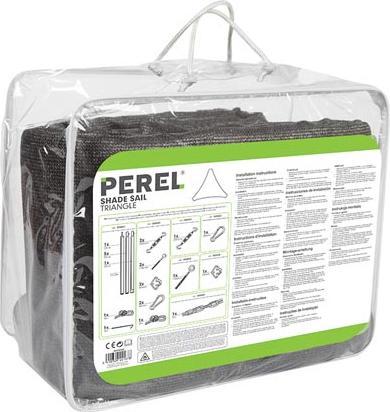 Produktbild Perel Sonnensegel drei wasserdurchlässig (3.6 x 3.6 x 3.6 m)