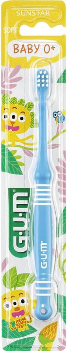 Immagine prodotto GUM Spazzolino per bambini 0-2 anni azzurro (Extra morbido, 1 x)