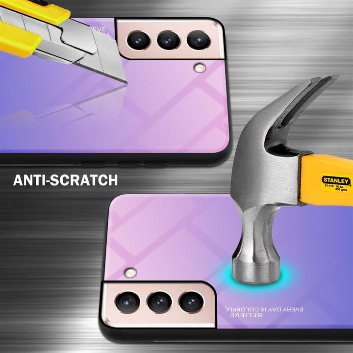 Productafbeelding Cadorabo TPU 2 kleuren glasdekking (Samsung Galaxy S21 5G)