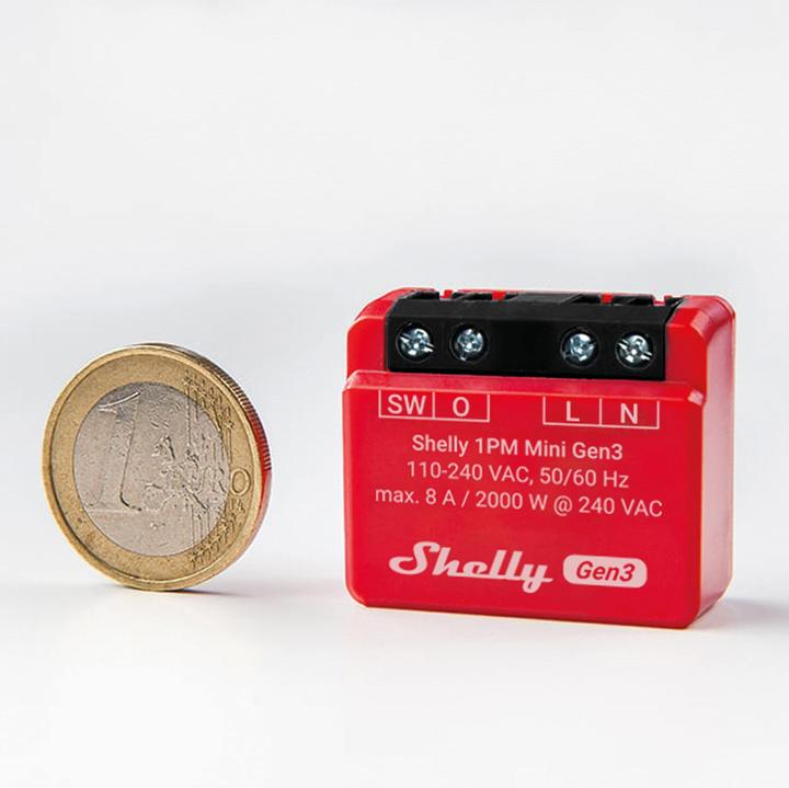 Immagine prodotto Shelly 1PM Mini Gen3 (Attuatore dell'interruttore)