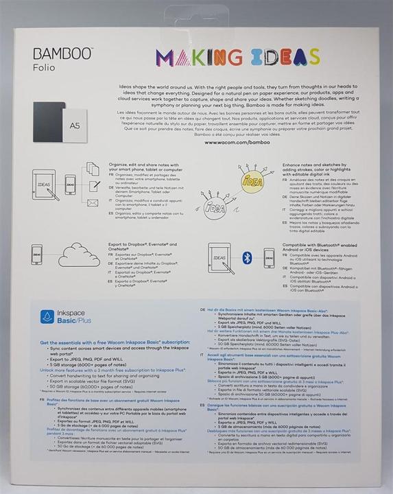 Image du produit Wacom Bamboo Folio S (7")