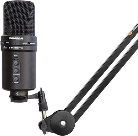 Produktbild Samson G-Track Pro USB-Mikrofon mit Mikrofonarm