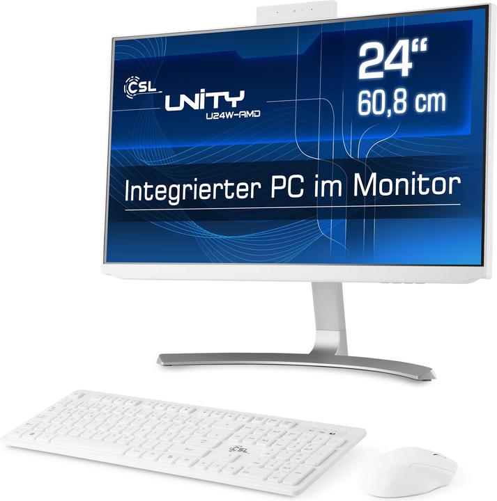 Produktbild CSL AIO Unity U24W-AMD (AMD Ryzen 7 5700G, 16 GB, 1000 GB, AMD Radeon Graphics)
