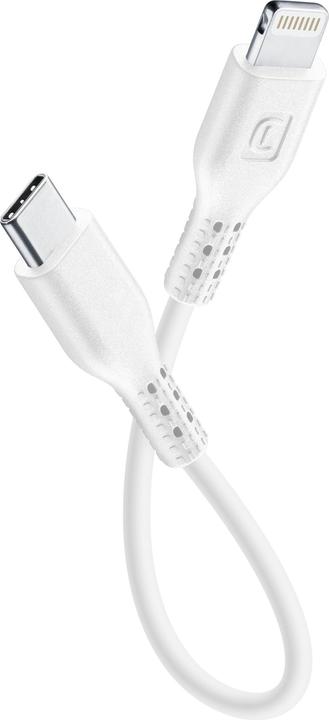 Image du produit Cellularline Power Cable 15cm - USB-C to Lightning (0.15 m, USB 3.2 Gen 1)