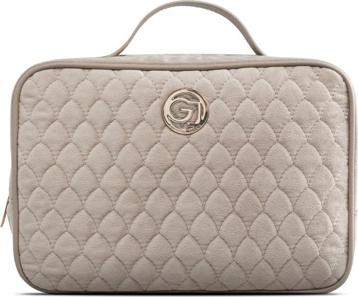 Immagine prodotto Cimi Gillian Jones - Borsa bosmetica a 2 scomparti in velluto beige
