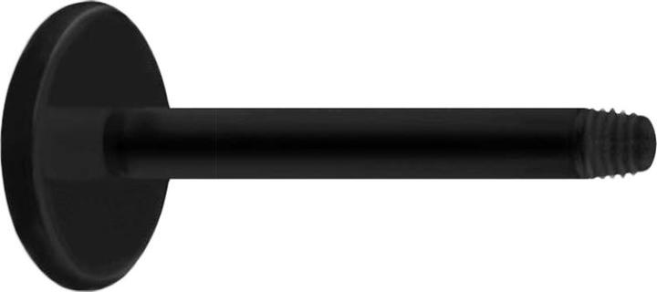 Actual product image Star Piercing Labret rod black (Acrylic, without brass)