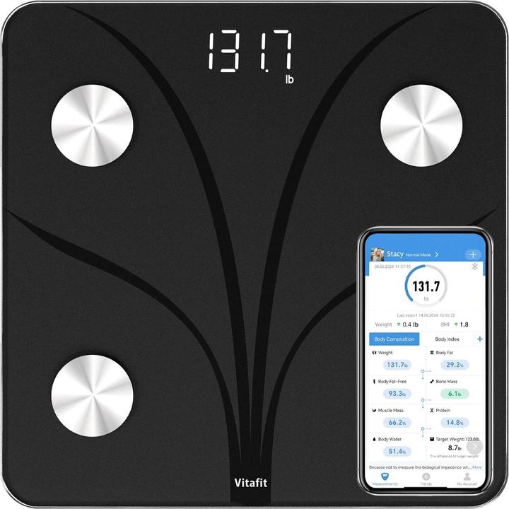 Actual product image Vitafit Körperfettwaage VT702 (180 kg)