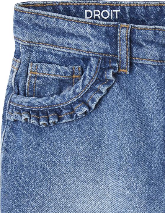 Immagine prodotto Vertbaudet Jeans dritti da ragazza, taglia COMFORT (128)