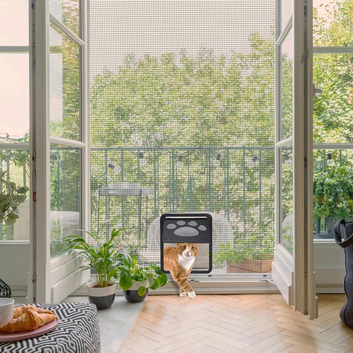Produktbild Relaxdays Haustierklappe (Magnetische Katzenklappe)
