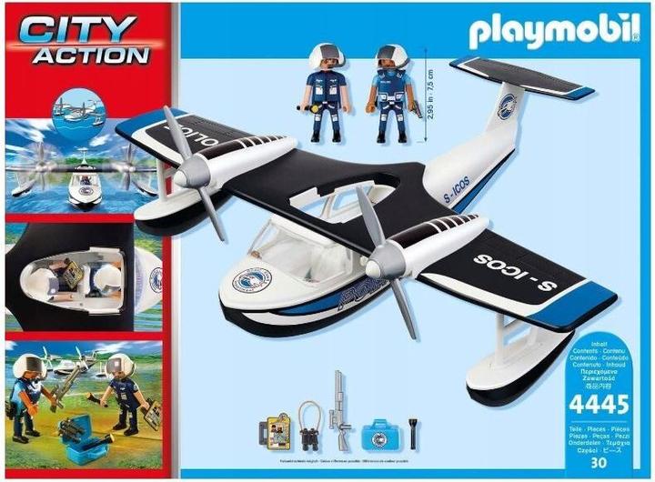 Produktbild Playmobil Police Seaplane (4445, Playmobil City Action)