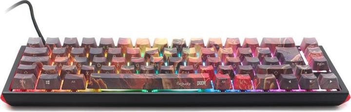 Image du produit Ducky x Doom One 3 SF Clavier de jeu, RGB LED - MX-Silent-Red (DE, Filaire)