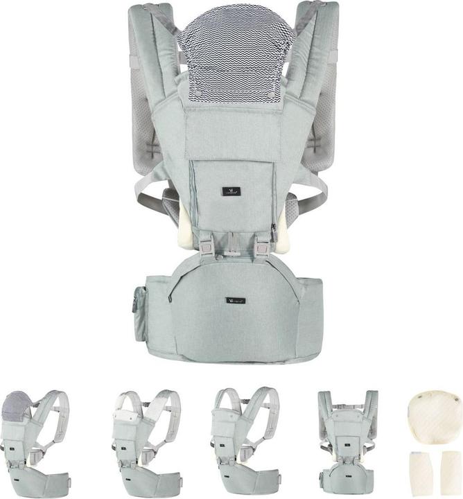 Actual product image Cangaroo Stretcher Ivy front and back carrier