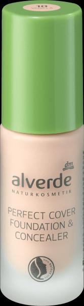 dm alverde Perfect Cover Foundation & Concealer Vanilla 10