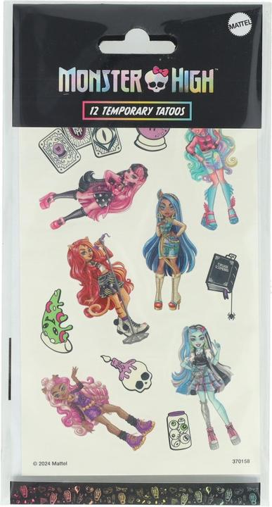 Actual product image Grafix Tattoos Monster High, 12 Stk.