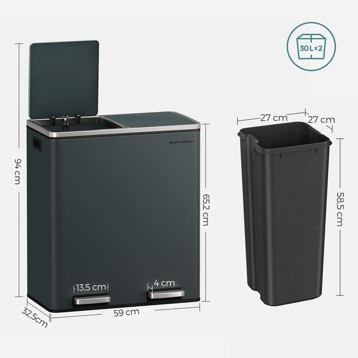Produktbild Jamb Mülleimer (60 l)
