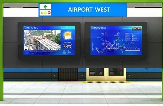 Actual product image DSS Monitor box Landscape, 46" screen, black (46")