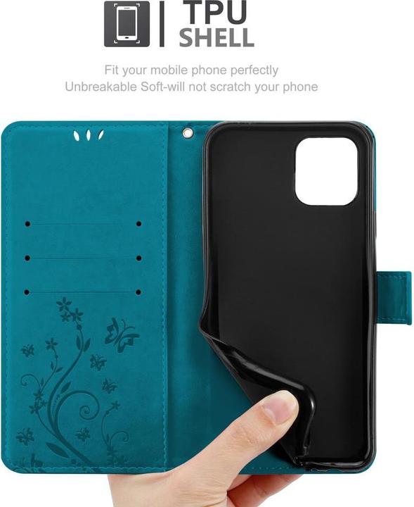 Immagine prodotto Cadorabo Copertina del libro a fiori (Apple iPhone 12)