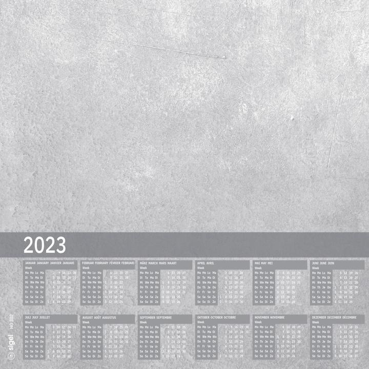 Produktbild Sigel Schreibtischunterlage Just Concrete grau 30 Blatt