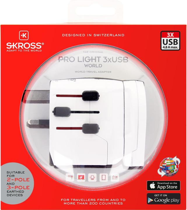 Actual product image Skross World Travel Adapter