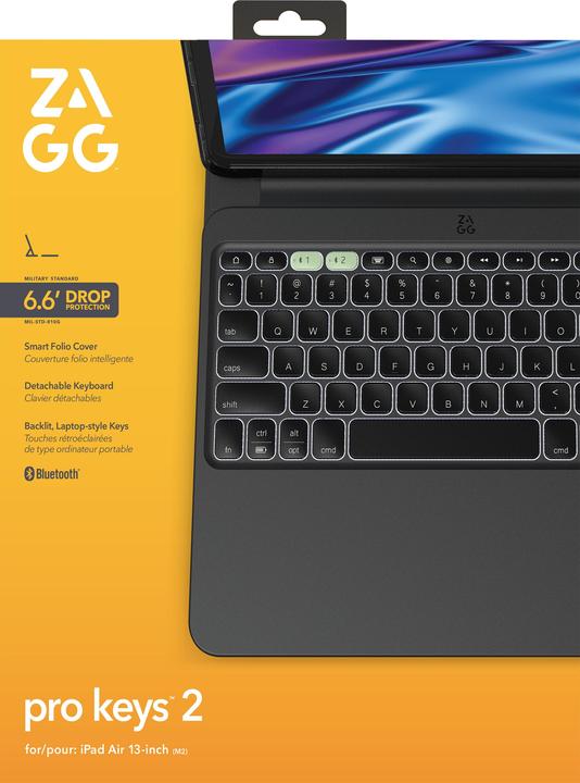 Produktbild Zagg KB ProKey 2 iPad Air 13 M2 Bl Germa (103414654) (DE)