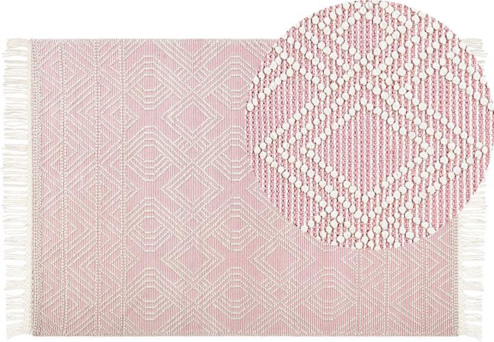 Actual product image Beliani Carpet 160 x 230 cm pink ADANA Lumarko! (160 x 230 cm)