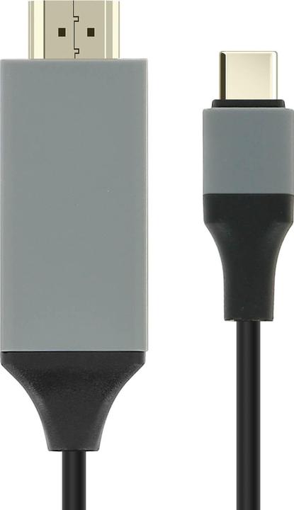 Image du produit Wiwu Câble vidéo Adaptateur USB-C / HDMI Ultra HD 2m - Noir (2 m, USB)