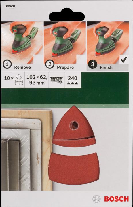 Actual product image Bosch Zubehör Sanding sheet set (240)