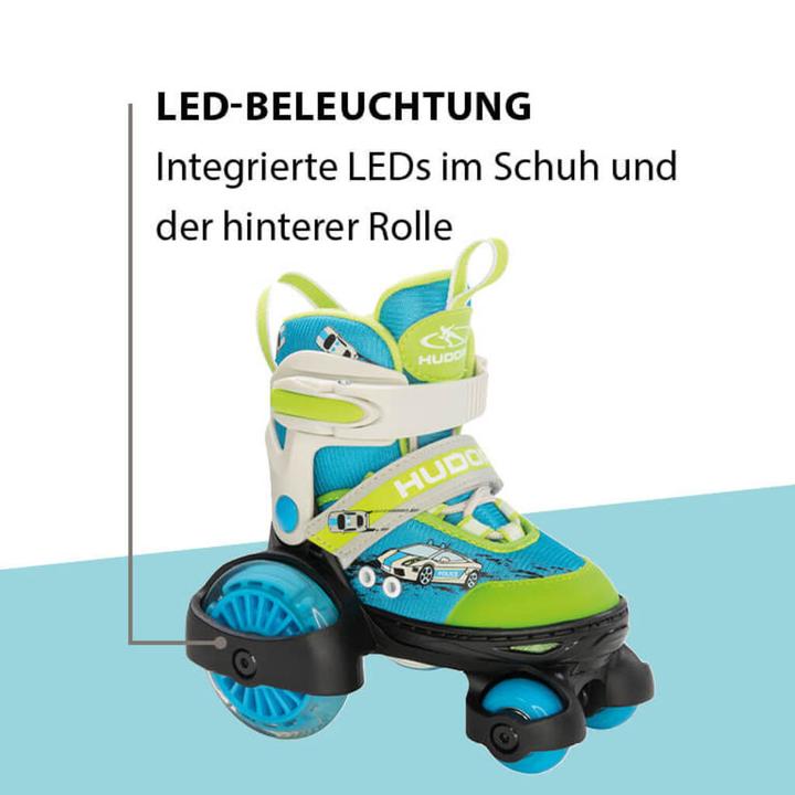 Actual product image Hudora Roller Skate My First Quad LED Boy (30, 31, 32, 33)